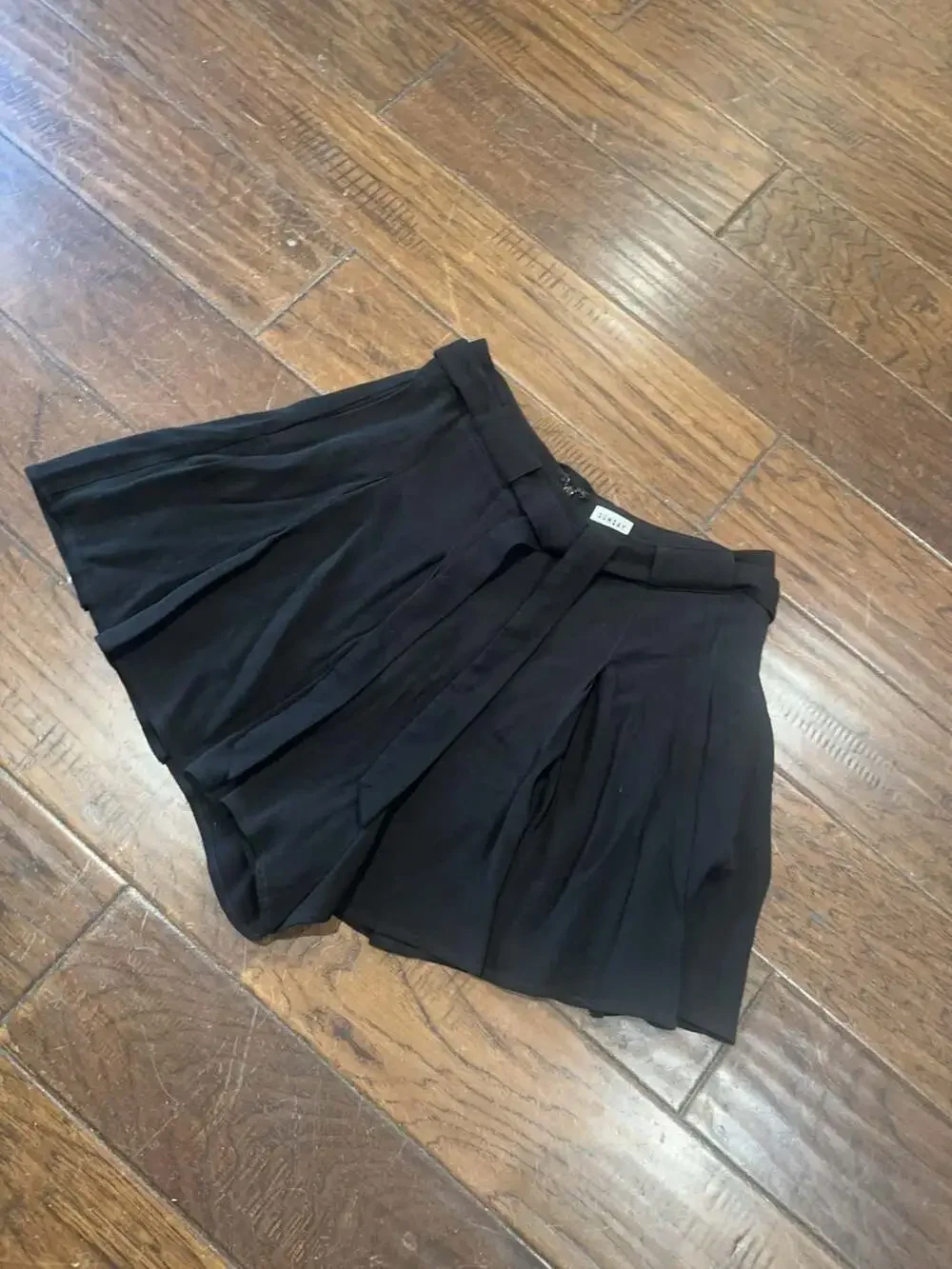Sunday Best Black Pleated Skort Size 6